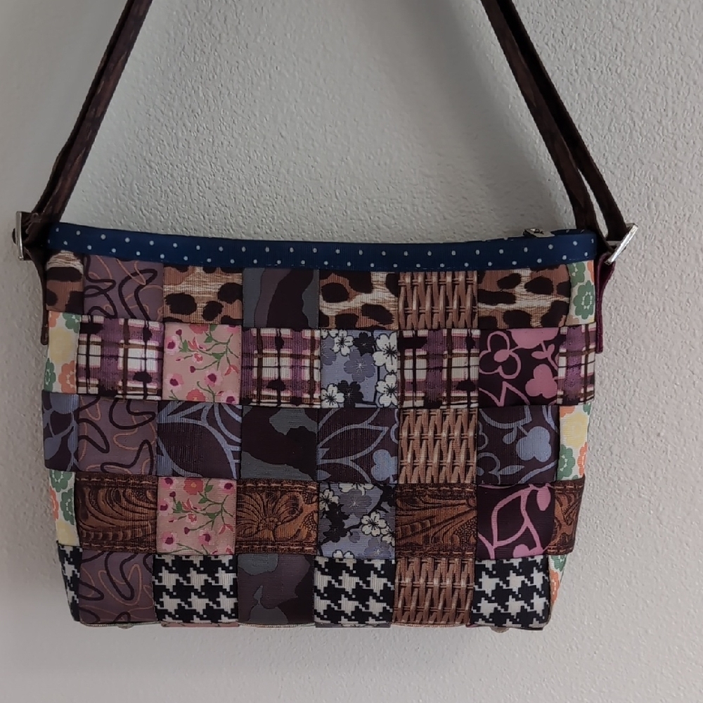 Harveys Multicolor Patchwork Shoulder Bag - image 1